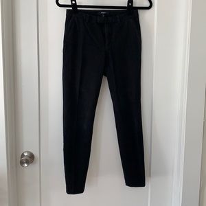 Madewell Black Tapered Slacks
